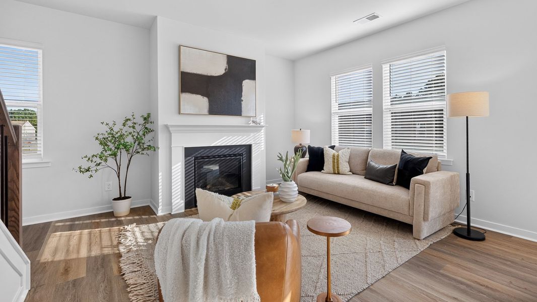 Furnished interior view inside a new home in Huffman Ridge, Hickory (Image 6).