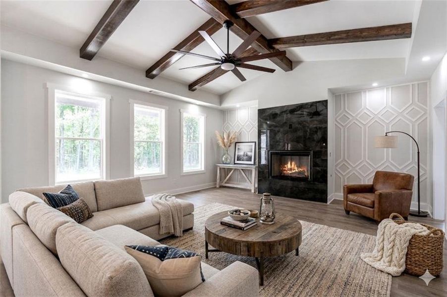 Furnished interior view inside a new home in , Covington (Image 16).
