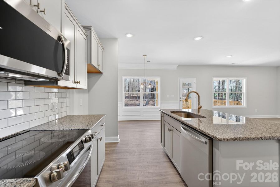 Furnished interior view inside a new home in Crystal Village, Albemarle (Image 4).