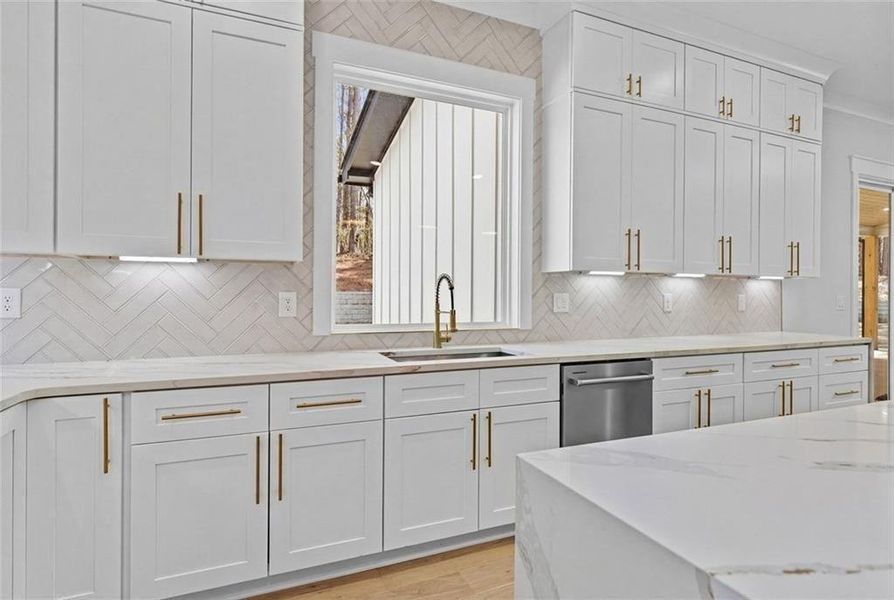 Furnished interior view inside a new home in , Winder (Image 47).