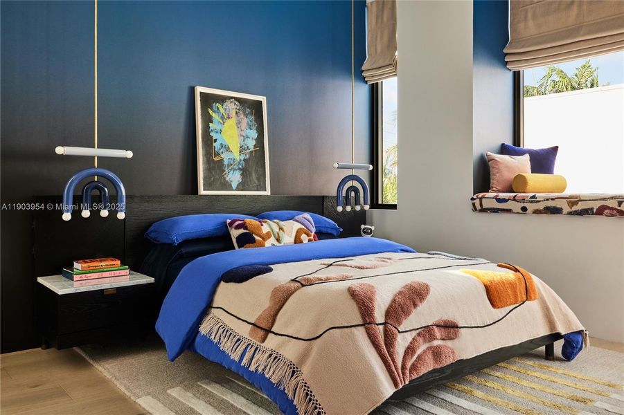 Furnished interior view inside a new home in , Miami Beach (Image 62).