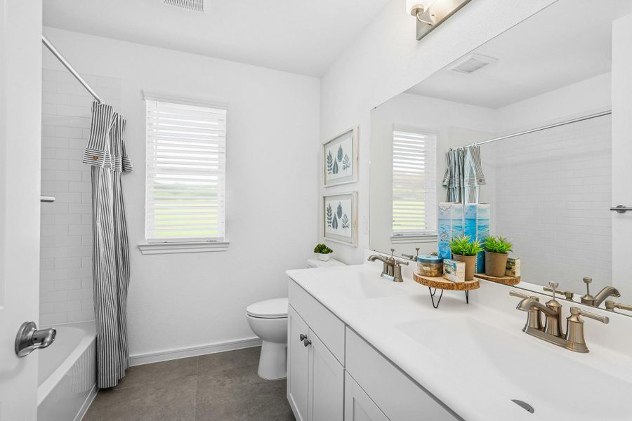 Hall bath (*Photo not of actual home and used for illustration purposes only.)