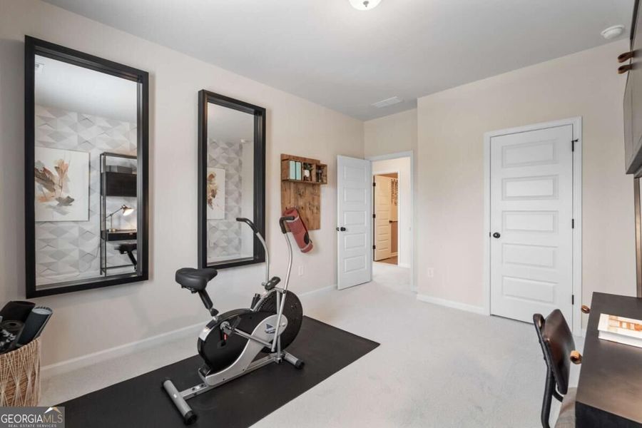 Furnished interior view inside a new home in Glendale Towns, Conyers (Image 19). Furnished interior view inside a new home in Glendale Towns, Conyers (Image 19).