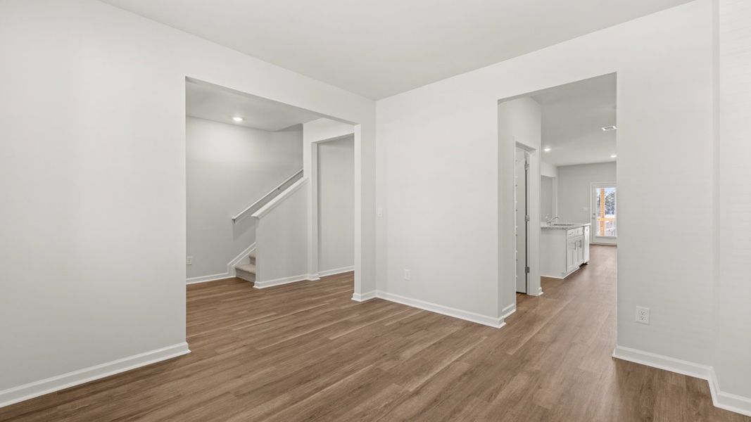 Representative unfurnished interior of a home built from the Halton by D.R. Horton in Southwind Village, Evans (Image 15).