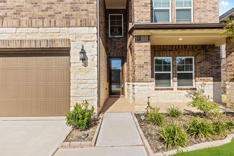 Front porch and entry way