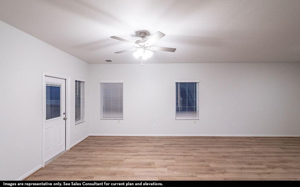 Spacious, unfurnished interior of a new home in Austin Point, Richmond (Image 6).
