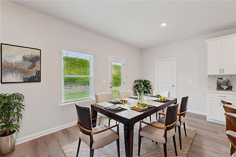 Furnished interior view inside a new home in Preserve at Mountain Creek, Pendergrass (Image 11). Furnished interior view inside a new home in Preserve at Mountain Creek, Pendergrass (Image 11).