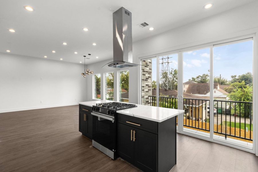 Furnished interior view inside a new home in , Houston (Image 11). Furnished interior view inside a new home in , Houston (Image 11).