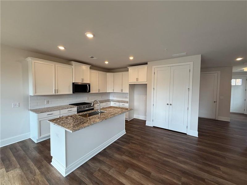 Furnished interior view inside a new home in , Marietta (Image 27).