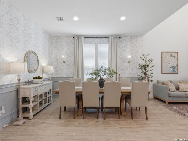 Furnished interior view inside a new home in Corley Farms, Boerne (Image 40).