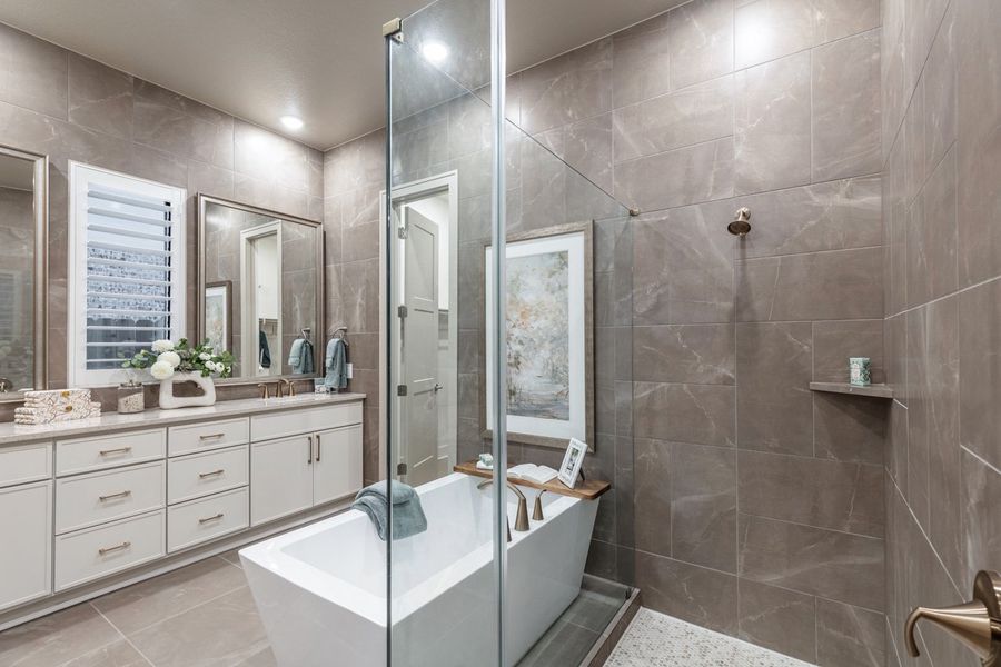 Representative Primary Bathroom - some options shown