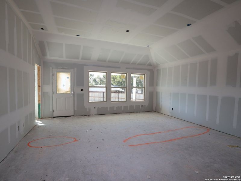 In-progress construction of a new home in Meadows at Clear Springs, New Braunfels, TX (Image 17).