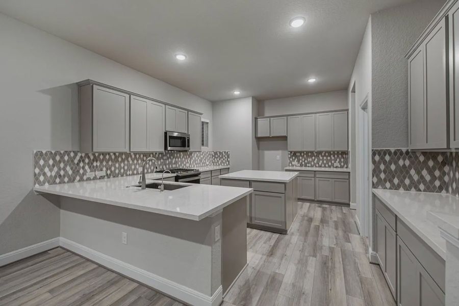 Representative furnished interior of a home built from the Shelby by Chesmar Homes in Esperanza 50's, Boerne (Image 5).