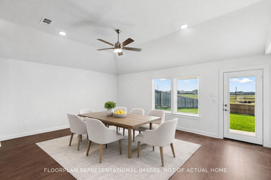 Furnished interior view inside a new home in Hallimore Ranch, Rosenberg (Image 5).