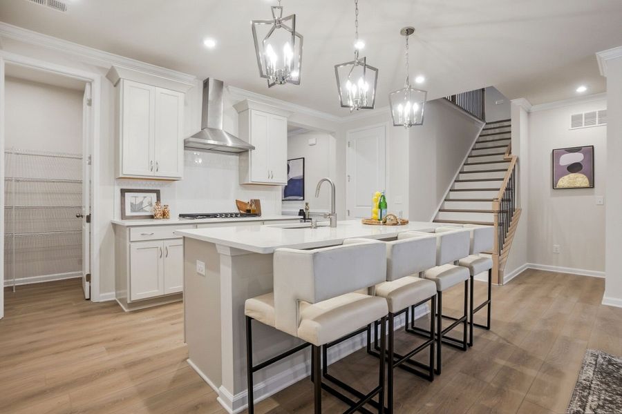 Furnished interior view inside a new home in Roseshire Chase, Huntersville (Image 7).