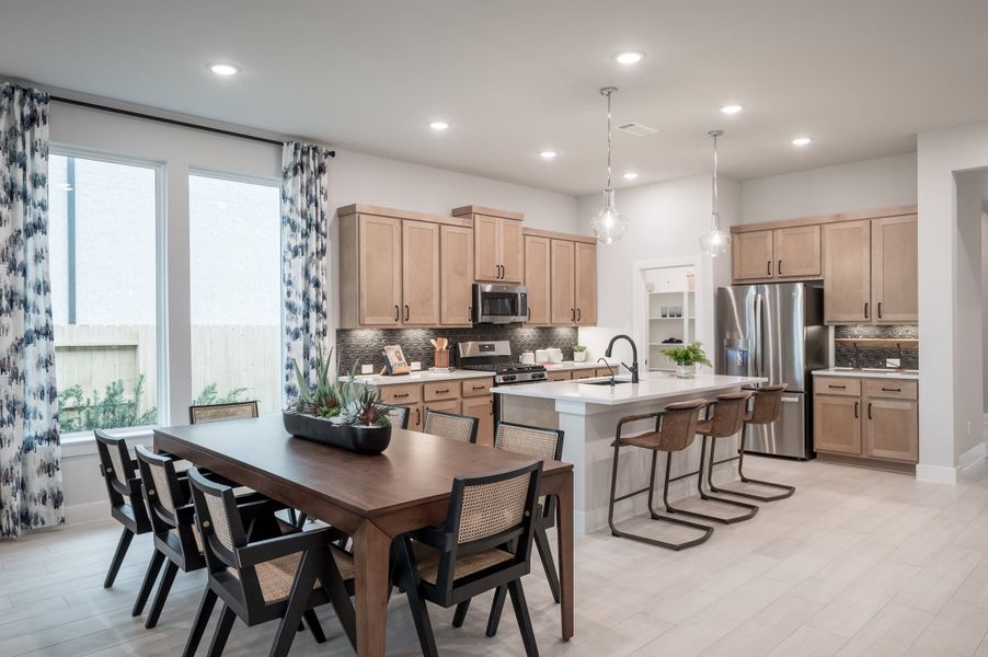 Representative furnished interior of a home built from the Falcon by Tri Pointe Homes in Trillium, Richmond (Image 24).
