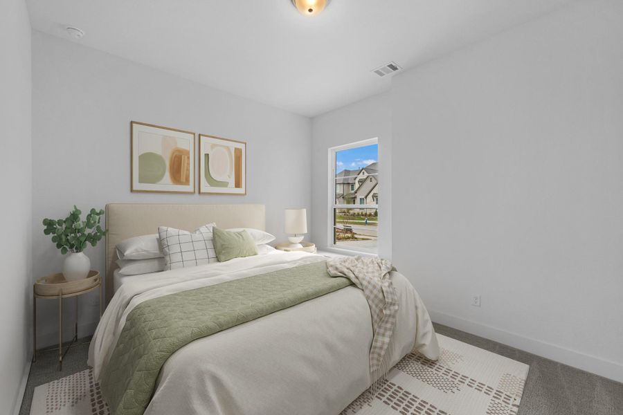 Furnished interior view inside a new home in Bridgeland, Cypress (Image 25).