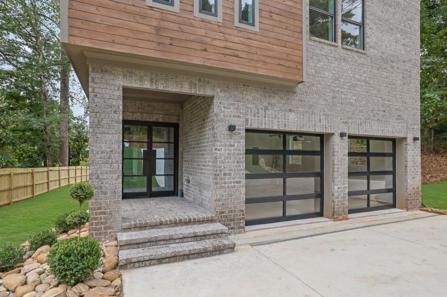 Exterior details and patio area of a home in , Buford (Image 4).