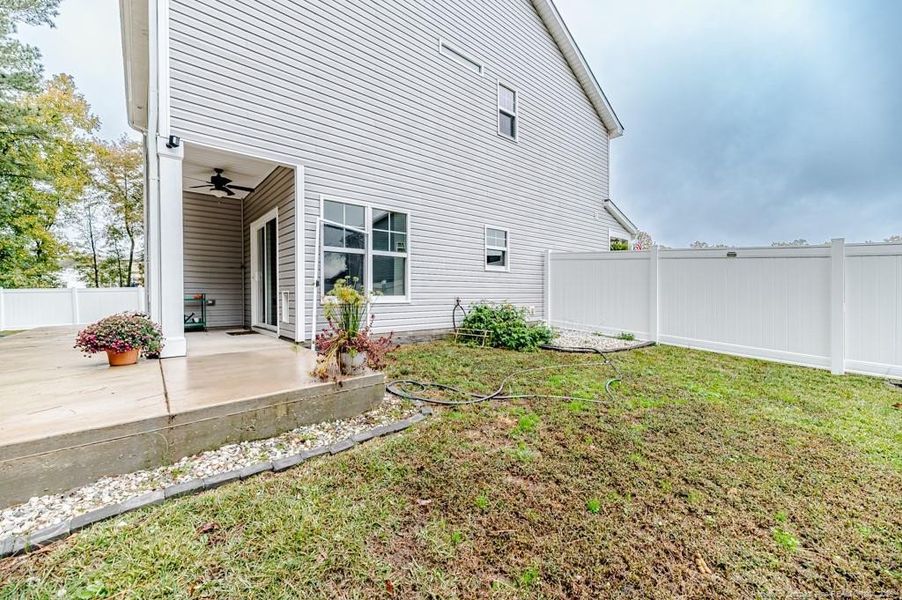 Side yard to patio Side yard to patio