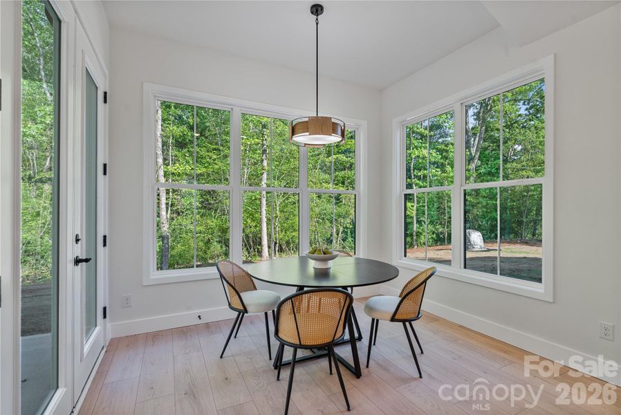 Furnished interior view inside a new home in , Clover (Image 11).