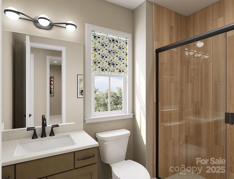 First Floor Full Bath with Premium Finishes. *Virtual Renderings | Actual Finishes and Structural Selections May Vary. First Floor Full Bath with Premium Finishes. *Virtual Renderings | Actual Finishes and Structural Selections May Vary.