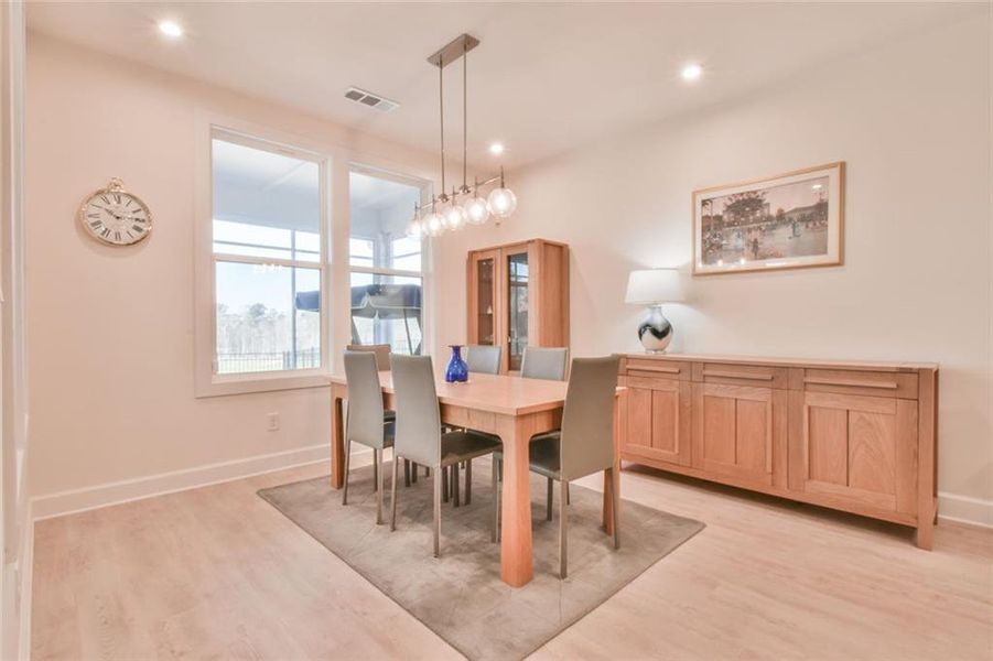 Furnished interior view inside a new home in , Hoschton (Image 26).