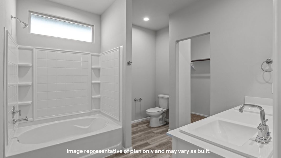 Furnished interior view inside a new home in Mustang Ridge, Andrews (Image 9).