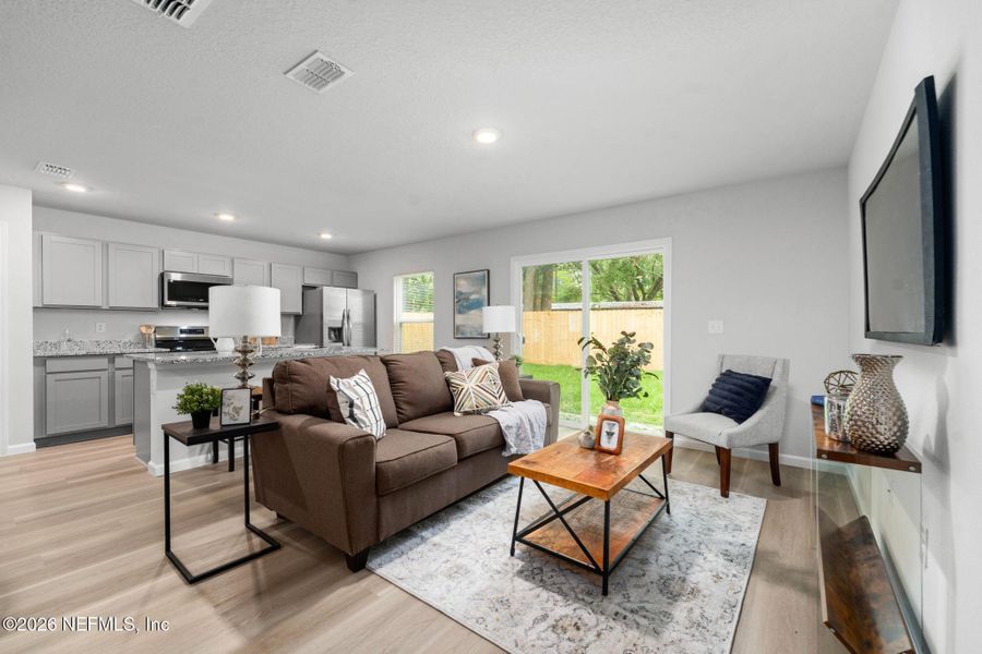 Furnished interior view inside a new home in , Jacksonville (Image 10).
