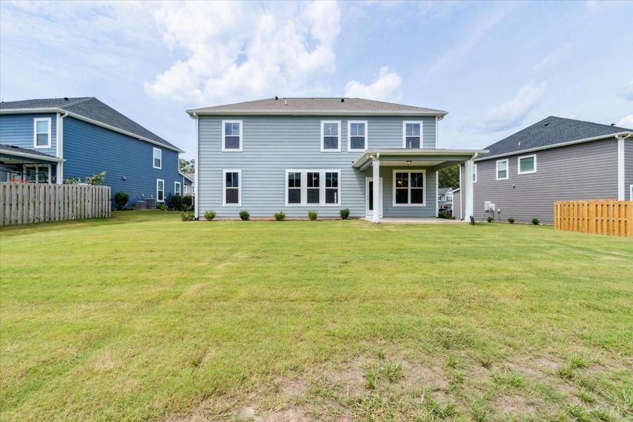 Front exterior of a new home in Crawford Creek, Grovetown, GA, highlighting curb appeal (Image 22).