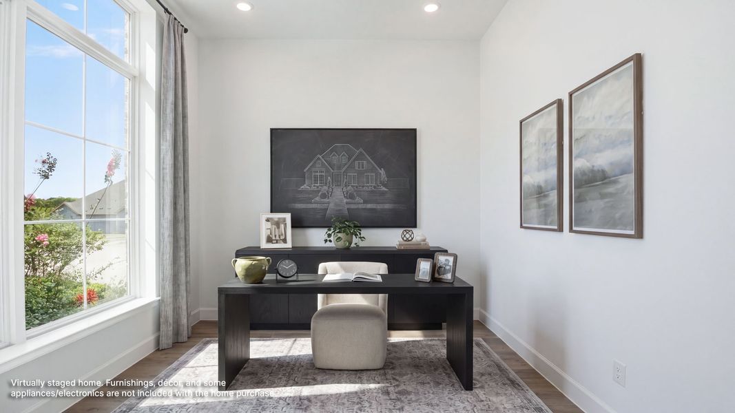 Furnished interior view inside a new home in Mustang Lakes, Celina (Image 9).