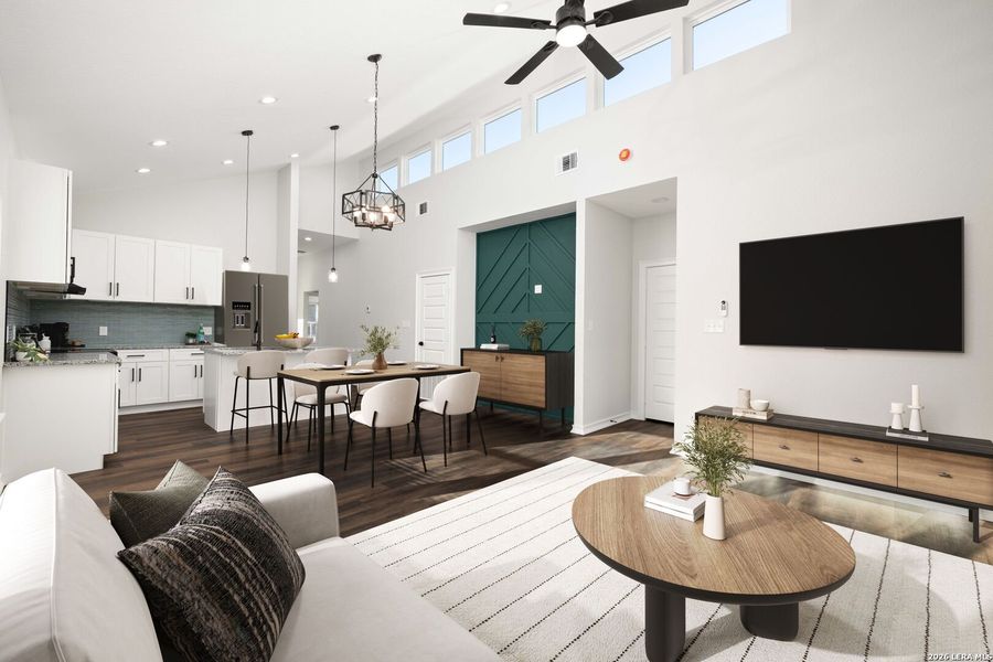 Furnished interior view inside a new home in , Canyon Lake (Image 12).
