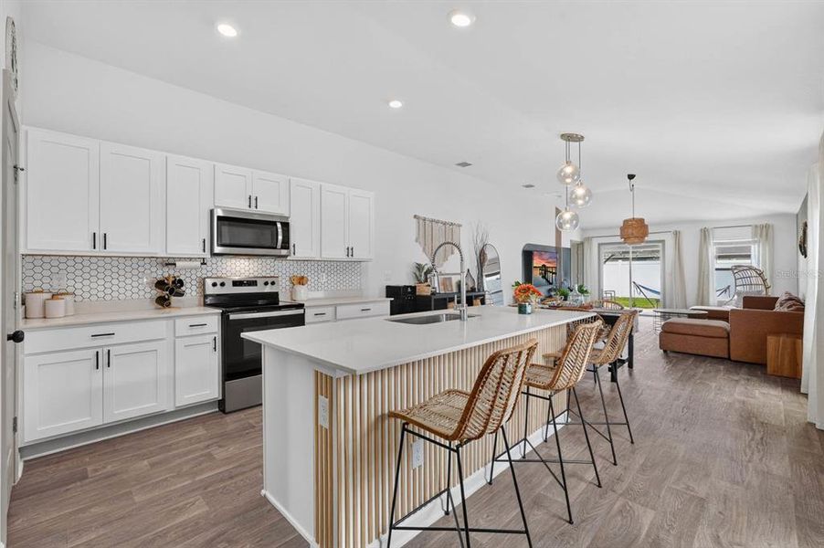 Furnished interior view inside a new home in Palm Coast Homesites, Palm Coast (Image 23).