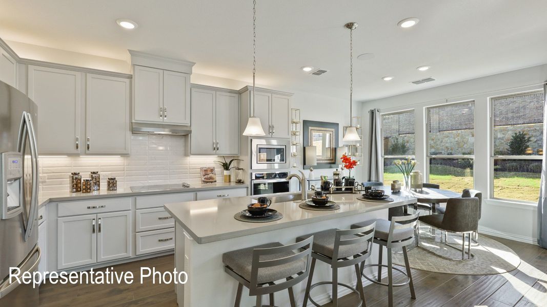 Furnished interior view inside a new home in Wildflower Ranch, Fort Worth (Image 5).