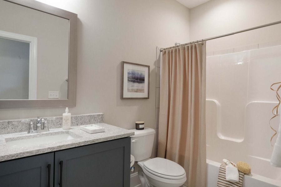 Representative furnished interior of a home built from the Carver by Caviness & Cates Communities in Maggie Way, Wendell (Image 133).
