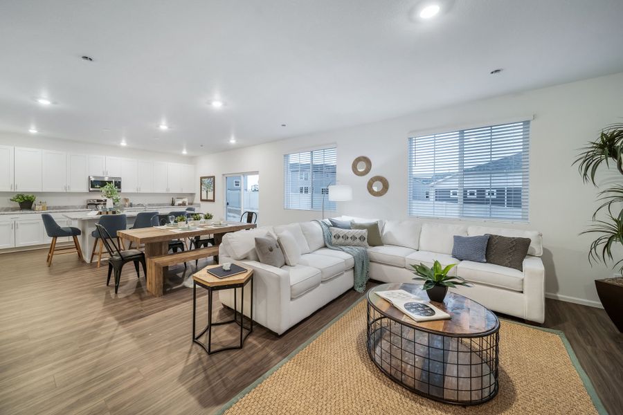 Furnished interior view inside a new home in Bradley Heights, Colorado Springs (Image 5).