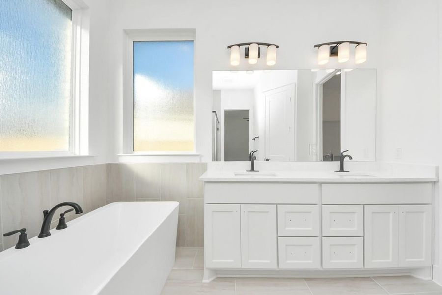 Furnished interior view inside a new home in The Woodlands Hills, Willis (Image 6).