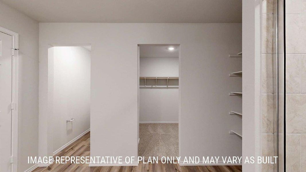 Representative unfurnished interior of a home built from the Emma by D.R. Horton in Yowell Ranch, Killeen (Image 27). Representative unfurnished interior of a home built from the Emma by D.R. Horton in Yowell Ranch, Killeen (Image 27).