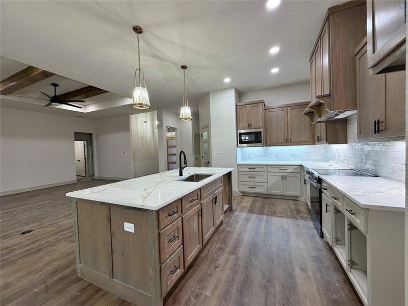 Furnished interior view inside a new home in , Abilene (Image 5).