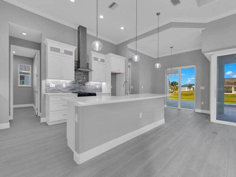 Furnished interior view inside a new home in , Rotonda West (Image 7).