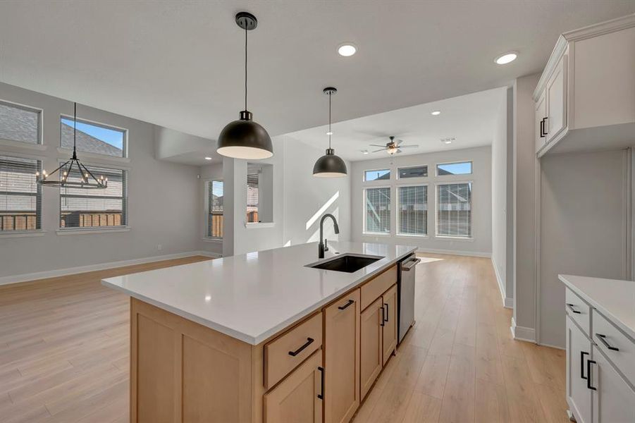 Furnished interior view inside a new home in Mantua Point Classics, Van Alstyne (Image 11).