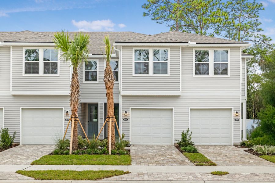 Representative exterior photo of a completed home built from the Luna by Mattamy Homes in Egret Creek, Jacksonville, FL (Image 2). Representative exterior photo of a completed home built from the Luna by Mattamy Homes in Egret Creek, Jacksonville, FL (Image 2).