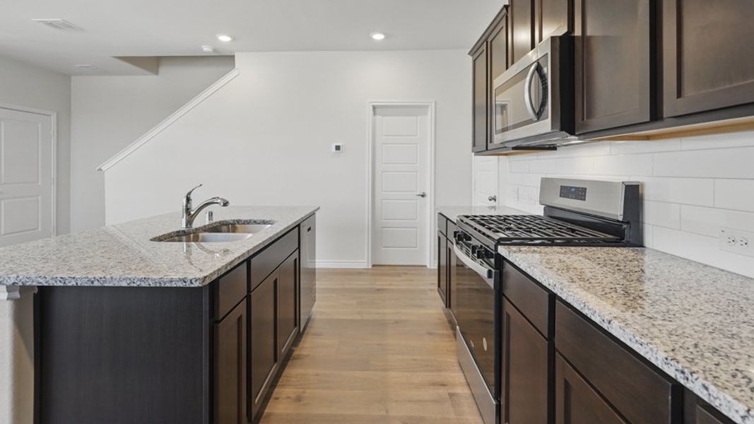 Furnished interior view inside a new home in Liberty Crossing, Royse City (Image 10).