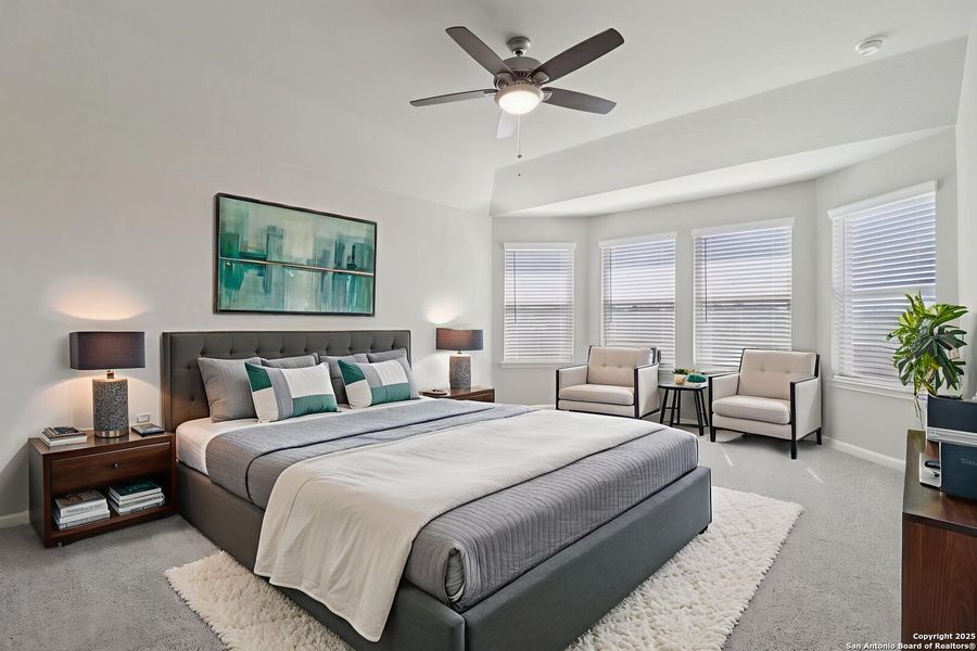 Furnished interior view inside a new home in Arcadia Ridge - Classic Series, San Antonio (Image 13). Furnished interior view inside a new home in Arcadia Ridge - Classic Series, San Antonio (Image 13).