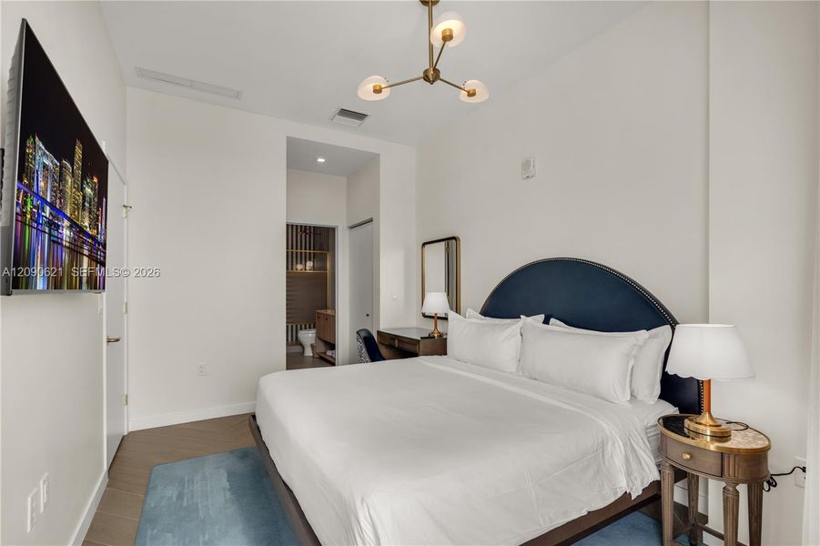 Furnished interior view inside a new home in , Miami (Image 6).