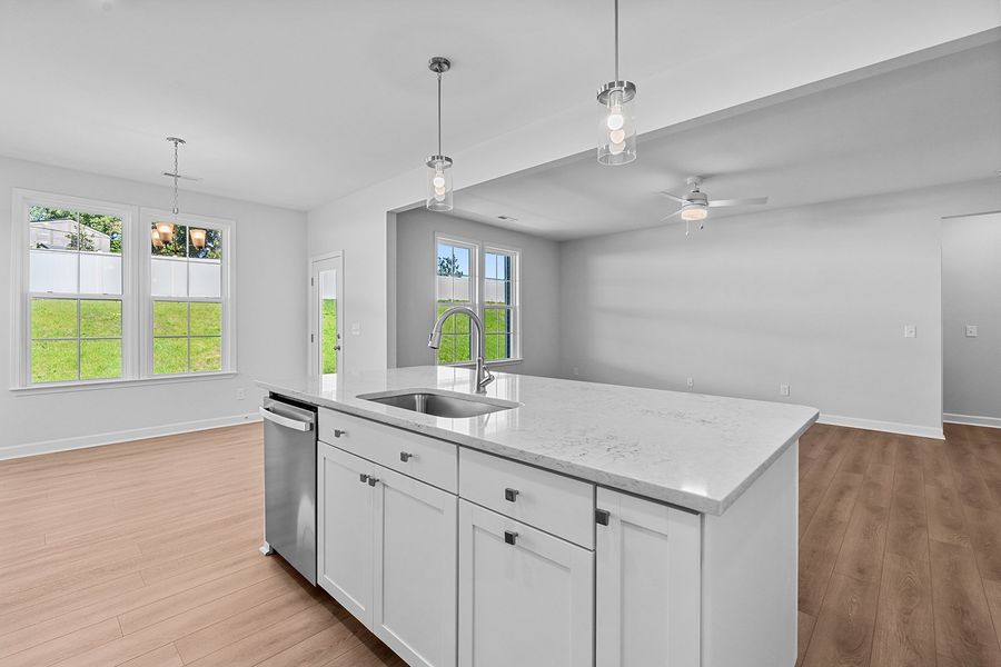 Furnished interior view inside a new home in Hanes Lake, Winston-Salem (Image 10).