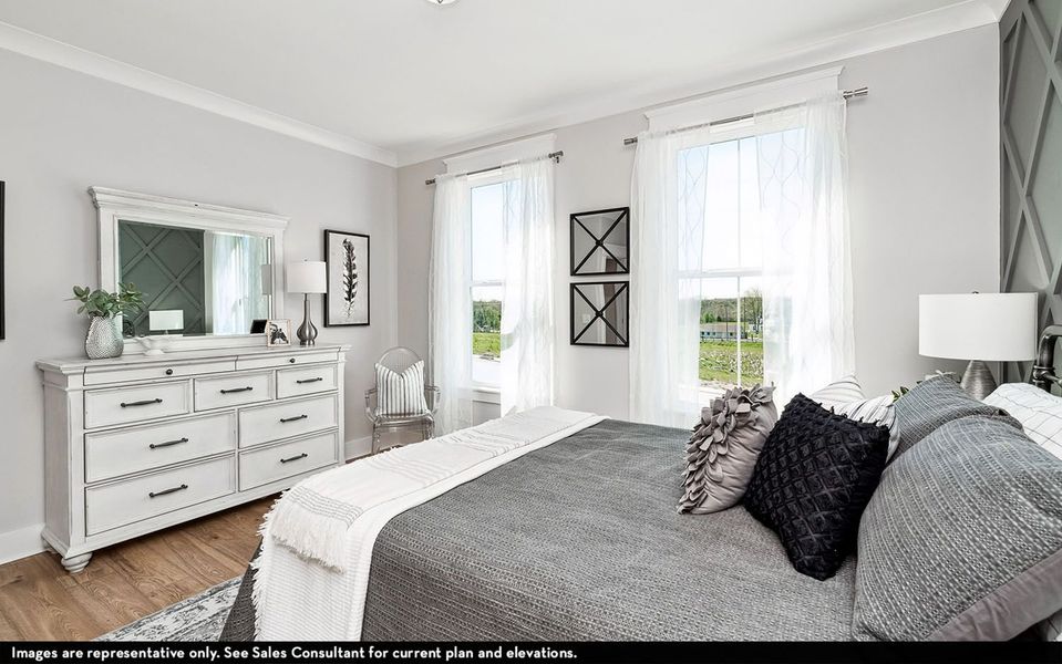 Furnished interior view inside a new home in High Park Hill, Arrington (Image 3).