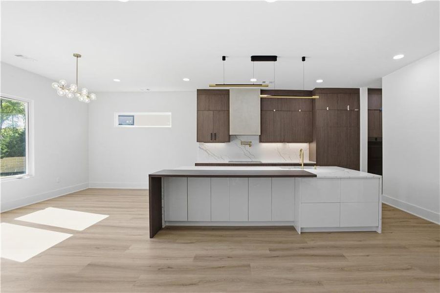 Furnished interior view inside a new home in , Duluth (Image 46).