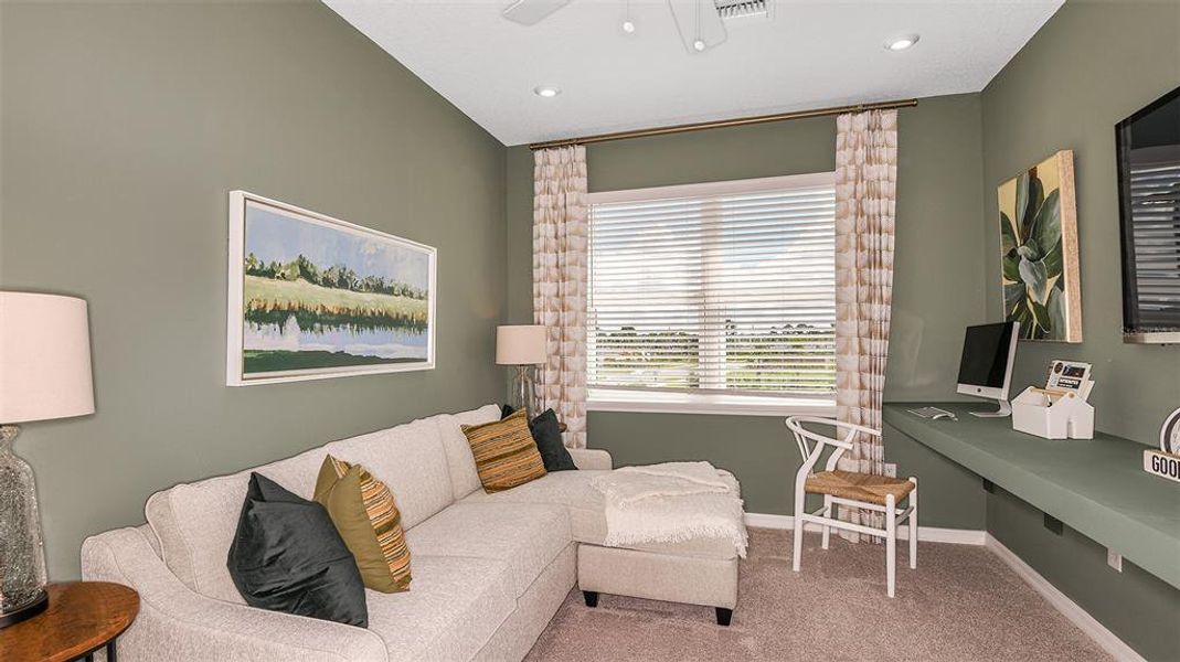 Furnished interior view inside a new home in Lochside, Mount Dora (Image 13). Furnished interior view inside a new home in Lochside, Mount Dora (Image 13).