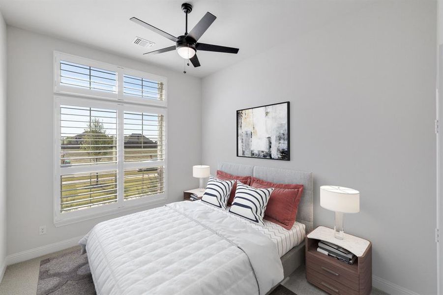 Furnished interior view inside a new home in Lovers Landing, Forney (Image 30).