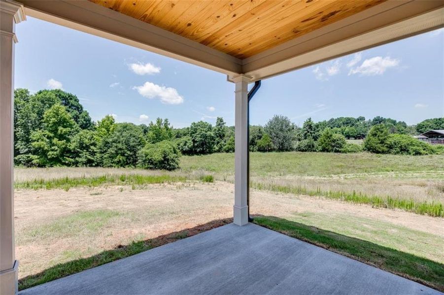 Exterior details and patio area of a home in , Hartwell (Image 24).